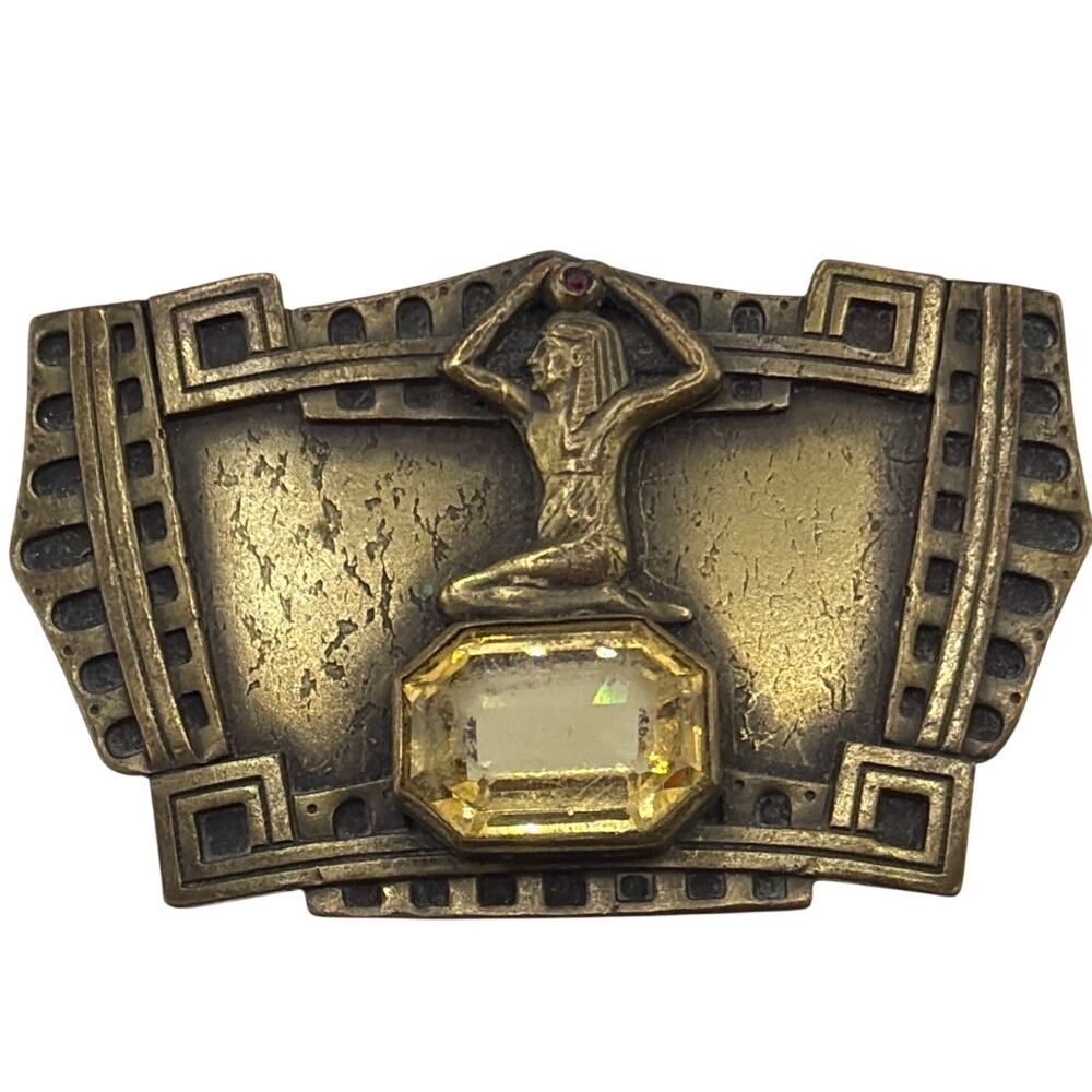Vintage Antique Egyptian Revival George Nathaniel Steere Sash Pin